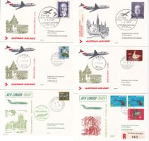 41 Stk. CH Flugpost Briefe ab 1974, Swissair etc.