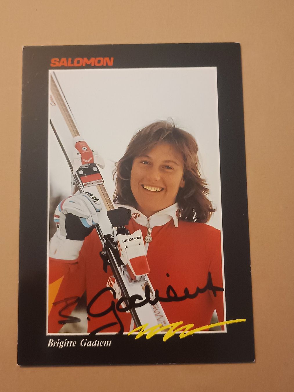 Autografi: Brigitte Gadient - handsignierte alte Karte – Usato da Menziken venduto da Artographs