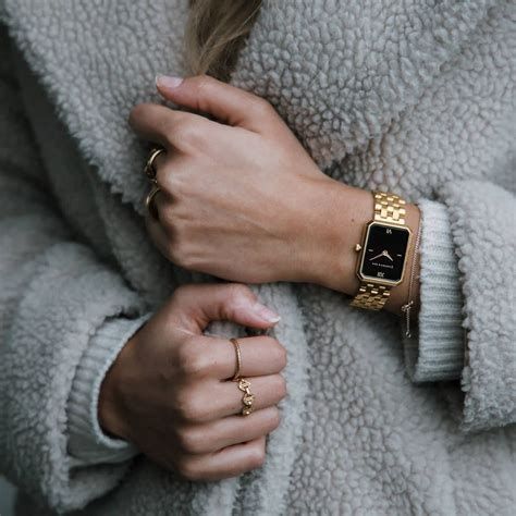 Kapten & Son Orologi: Uhr Grace Gold Black Steel – Usato da Münsingen venduto da Celina24