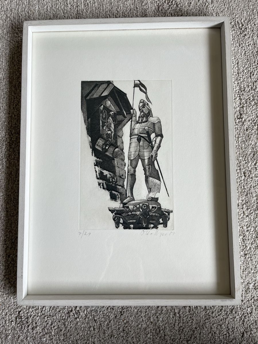 Grafiken & Lithographien: St. Ursus von Otto Wyss, 1981 – Gebraucht aus Faulensee von Cinclus