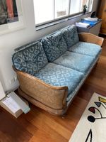 Antikes Sofa mit wiener Geflecht