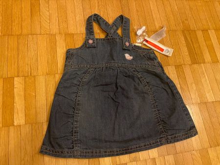 MEXX Kleid Gr 68 NEU Jeans Baby Kind Trägerkleid Sommerkleid