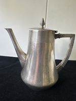 Antike Kaffeekanne, versilbert, Punze, Vintage, Rarität 