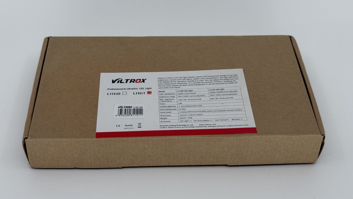 Lampen: Viltrox 116T Led  Licht – Neu und originalverpackt aus Lüchingen von phlanlab 2