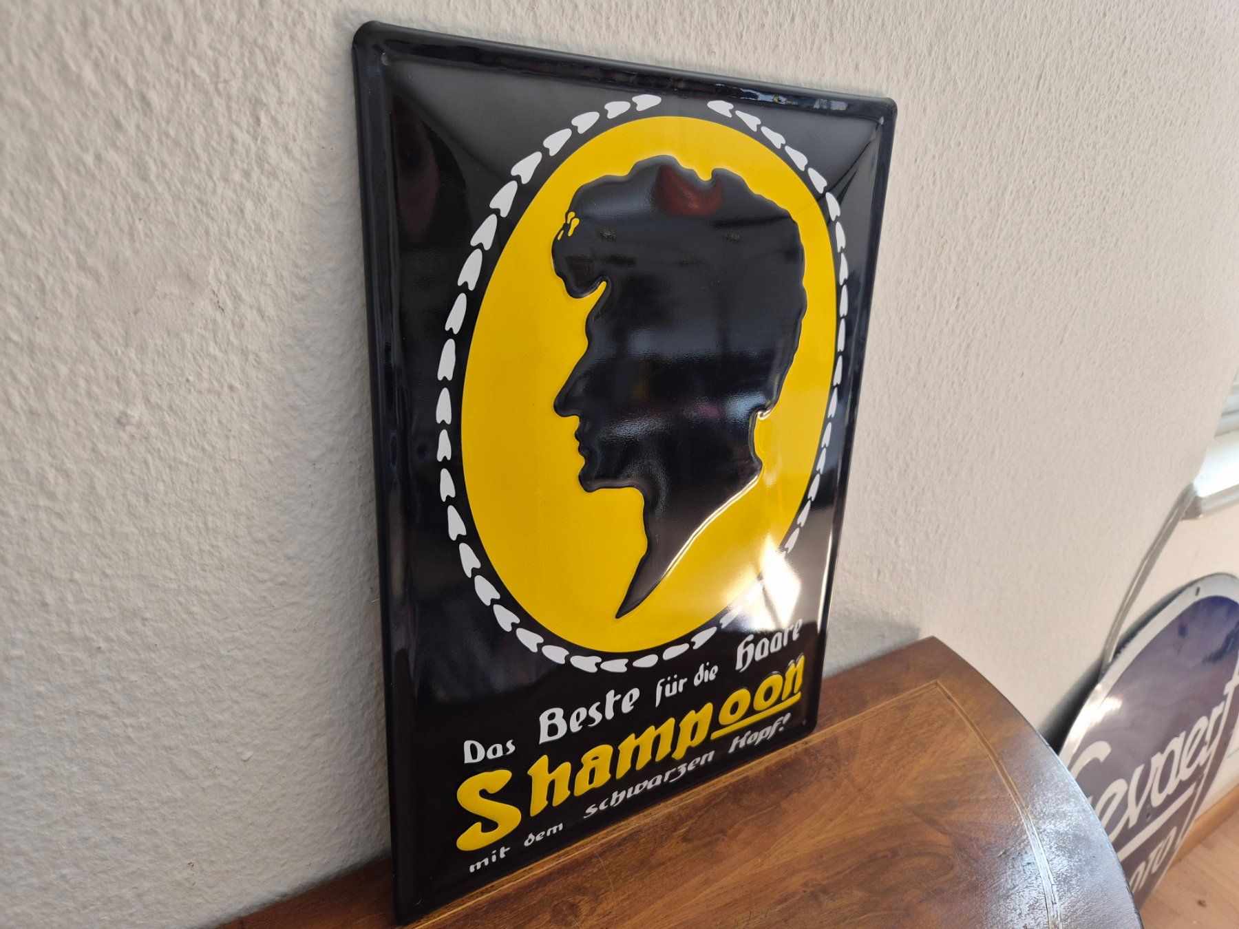 Schilder: Blechschild Schwarzkopf Logo Coiffeur Salon Schild Blech – Neu (gemäss Beschreibung) aus Schaffhausen von pfanis09 5