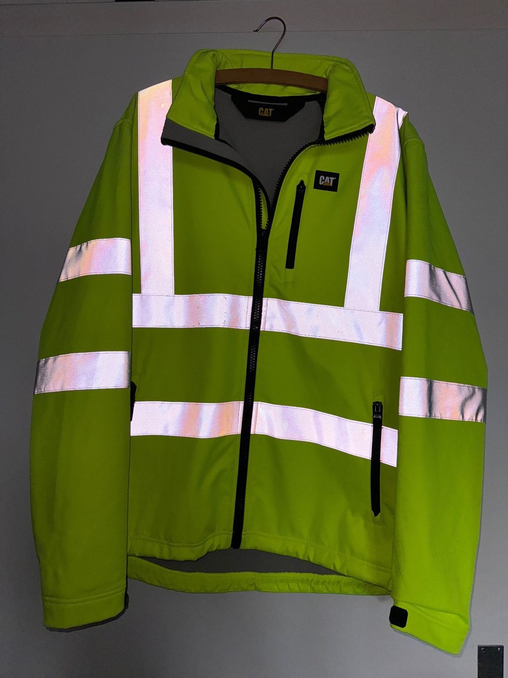 Jacken: Caterpillar Warnjacke Softshell Jacke 3M Neon • NEU • L – Neu (gemäss Beschreibung) aus Zürich von puh01