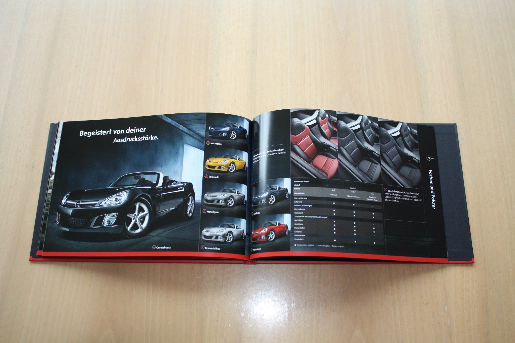 Documenti: Opel GT Hardcover CH-Prospekt 2007 – Usato da Wikon venduto da erwin400 7