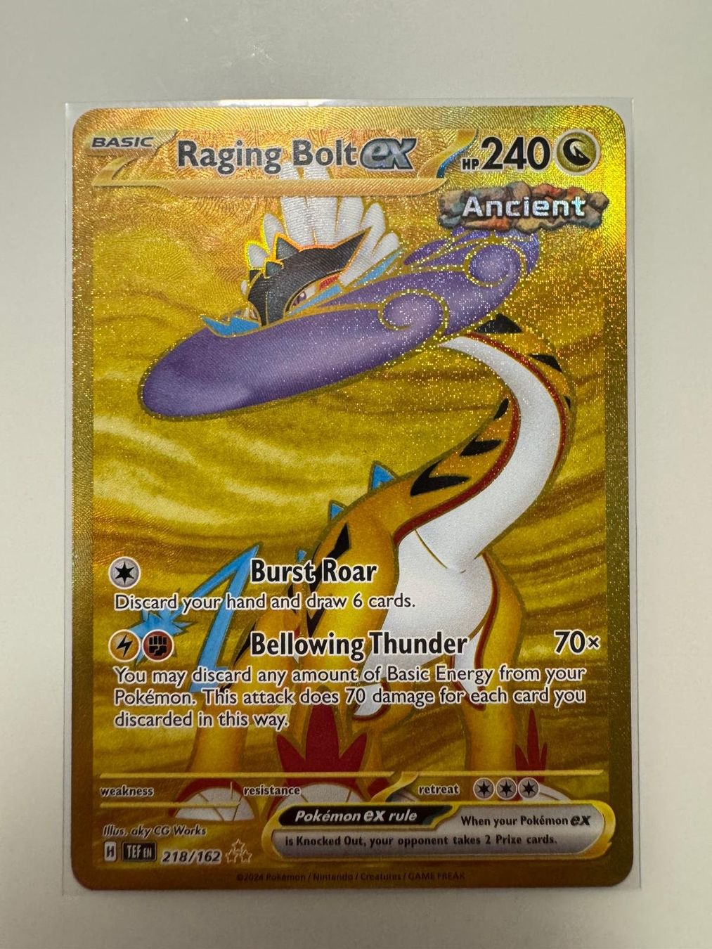 Raging Bolt ex | Secret Rare | TEF 218/162 | EN (Gebraucht) in ...