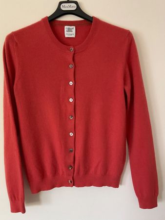 Collectif mon Amour 100% Kaschmir Strickjacke Gr S orange