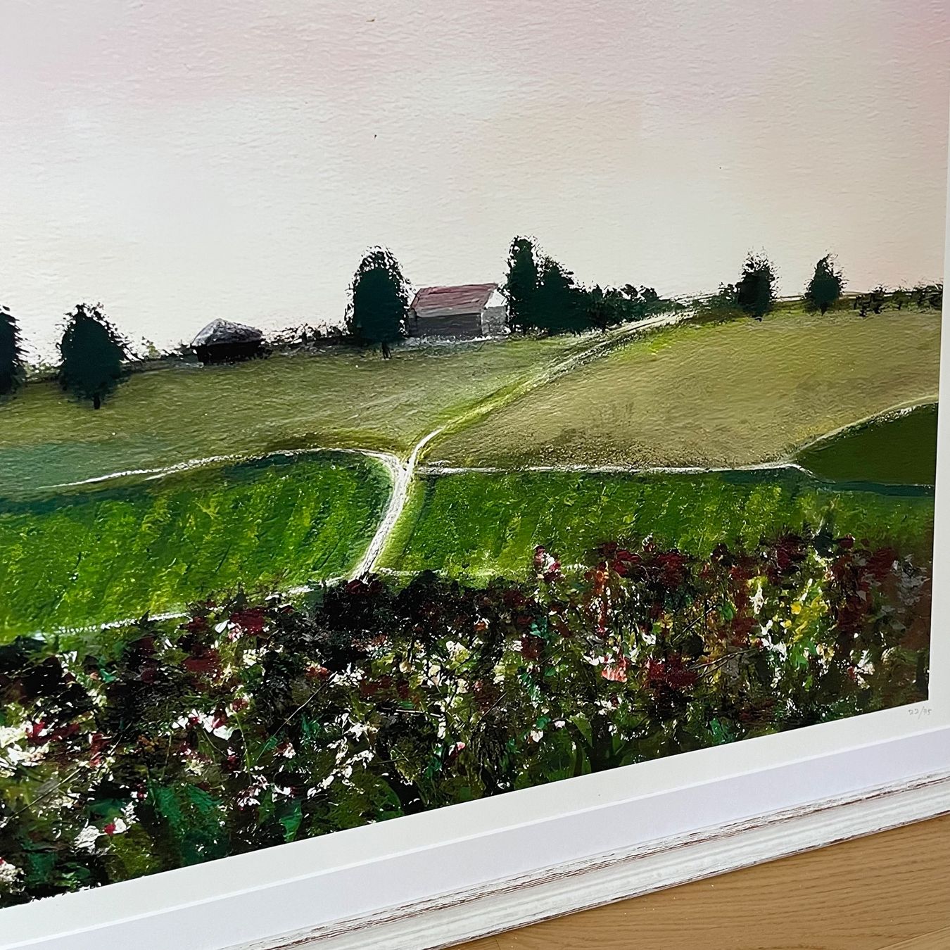 Poster & Bilder: Landschaft Wein Rebe Kunst Impressionismus Stefan Bammert – Neu (gemäss Beschreibung) aus St. Niklausen LU von Stefan_Bammert_Art 1