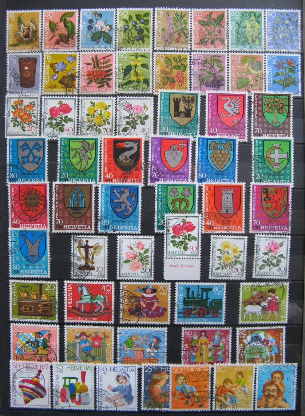 Tutti i francobolli: PJ 1973 - 1987 gestempelt – Usato da Frauenfeld venduto da Interessent1