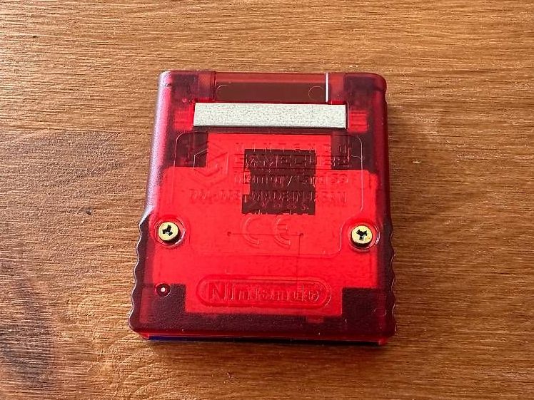 Memory unit & Memory card: Rare : Carte mémoire Gamecube bleu-rouge transparente – Usato da La Tour-de-Peilz venduto da MD2020 3