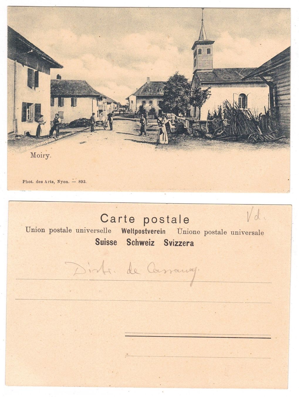 Cartoline postali: Moiry – Usato da La Tour-de-Peilz venduto da amjust
