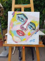 "Lola" Frauenportrait Portrait Pop-Art Fauve Fauvismus