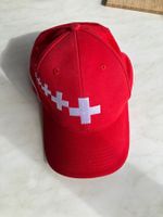 Neue Rote Kappe "Hopp Schwiiz!"  Grösse verstellbar