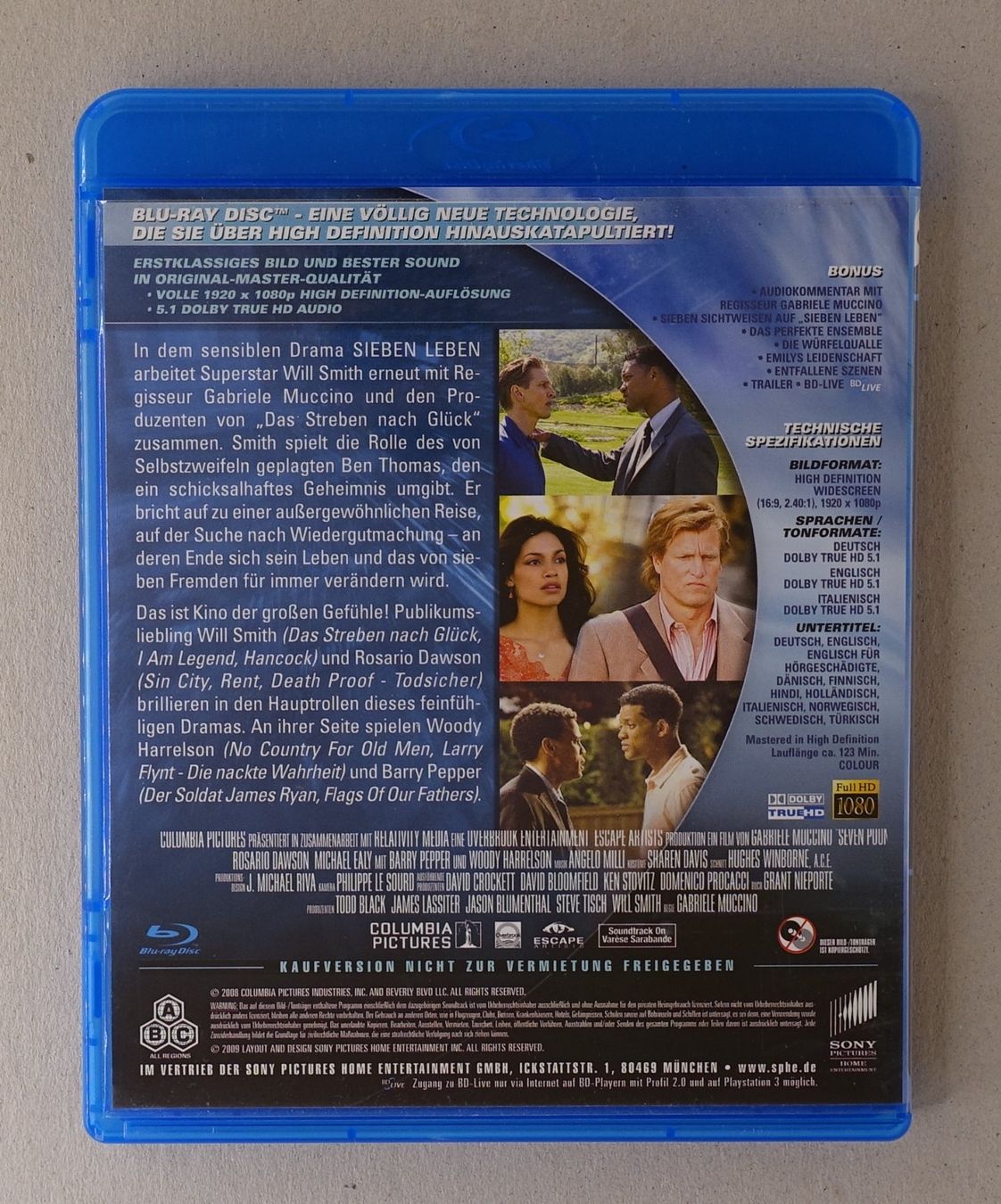 Tous les DVDs: Sieben Leben – D'occasion à Sessa par fraenklishop 1