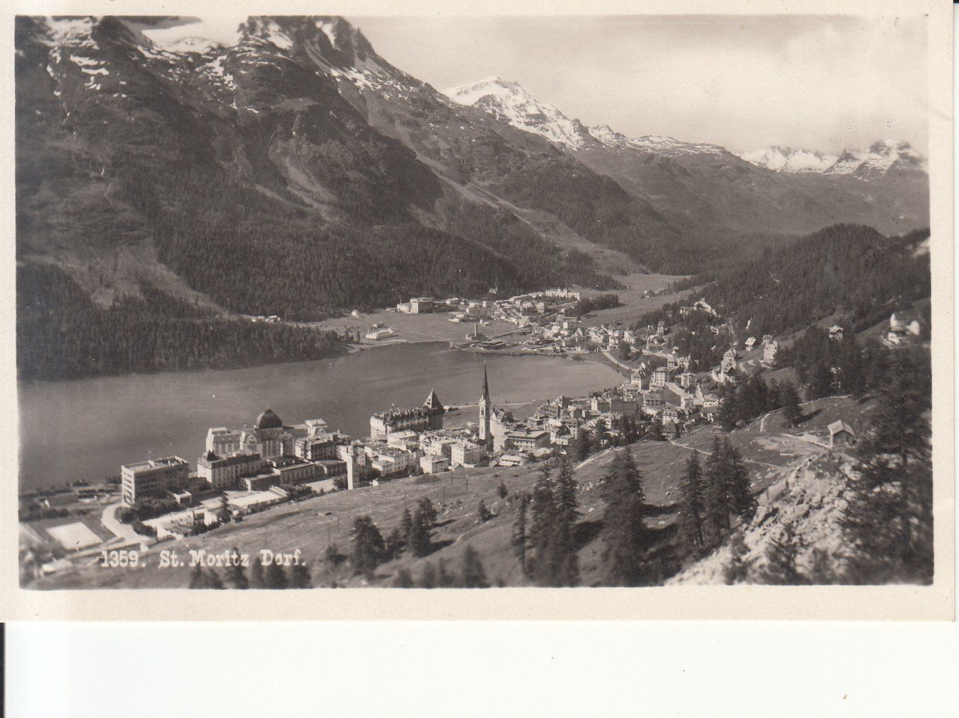 Cartoline postali: St. Moritz Dorf ca. 1930 – Usato da Bürglen TG venduto da StampGraf