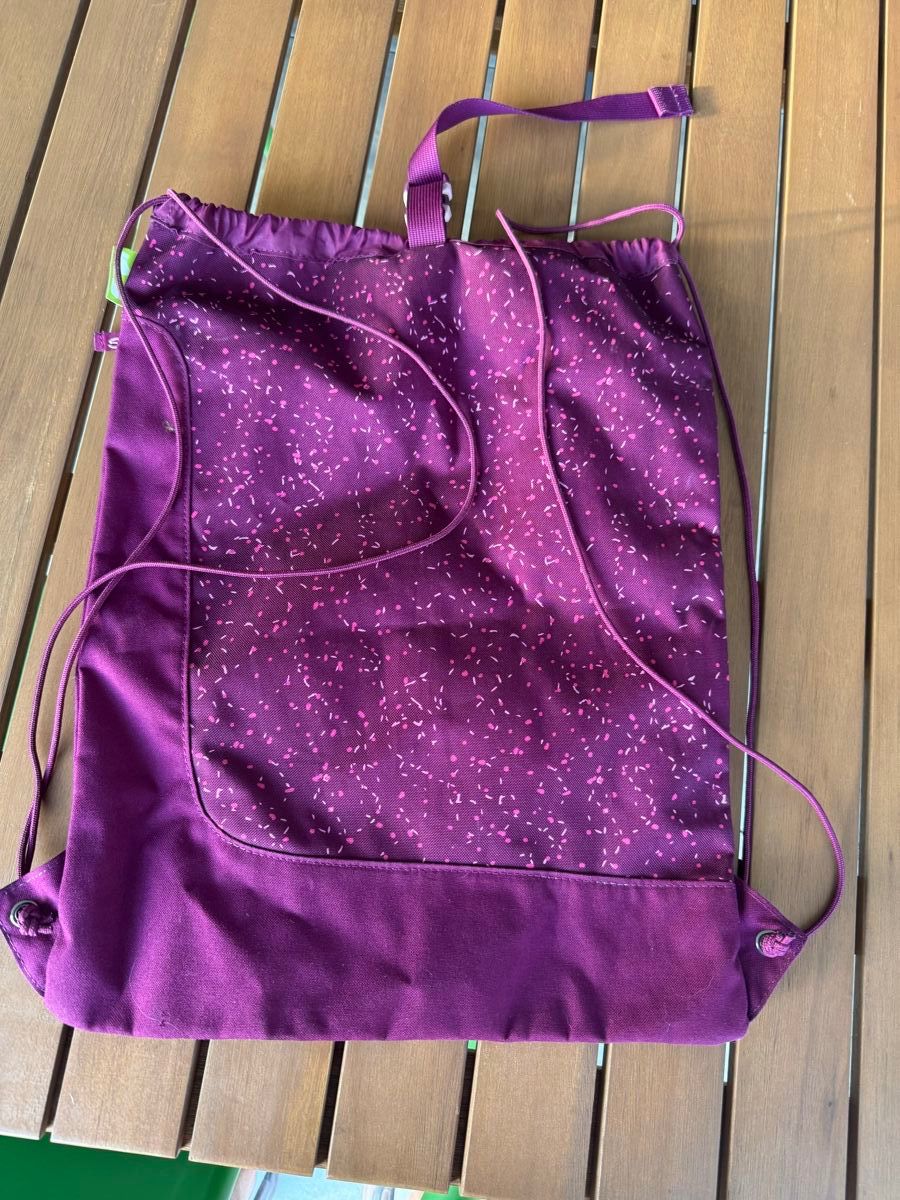 Borse & Zaini: Satch Purple Drawstring Bag - sprinkles – Usato da Malans GR venduto da Knoevels 1