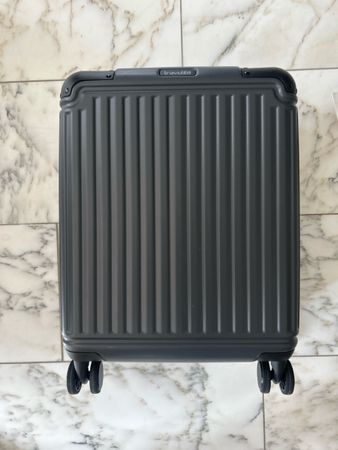 Reisekoffer grau Travelite Nackenkissen neu