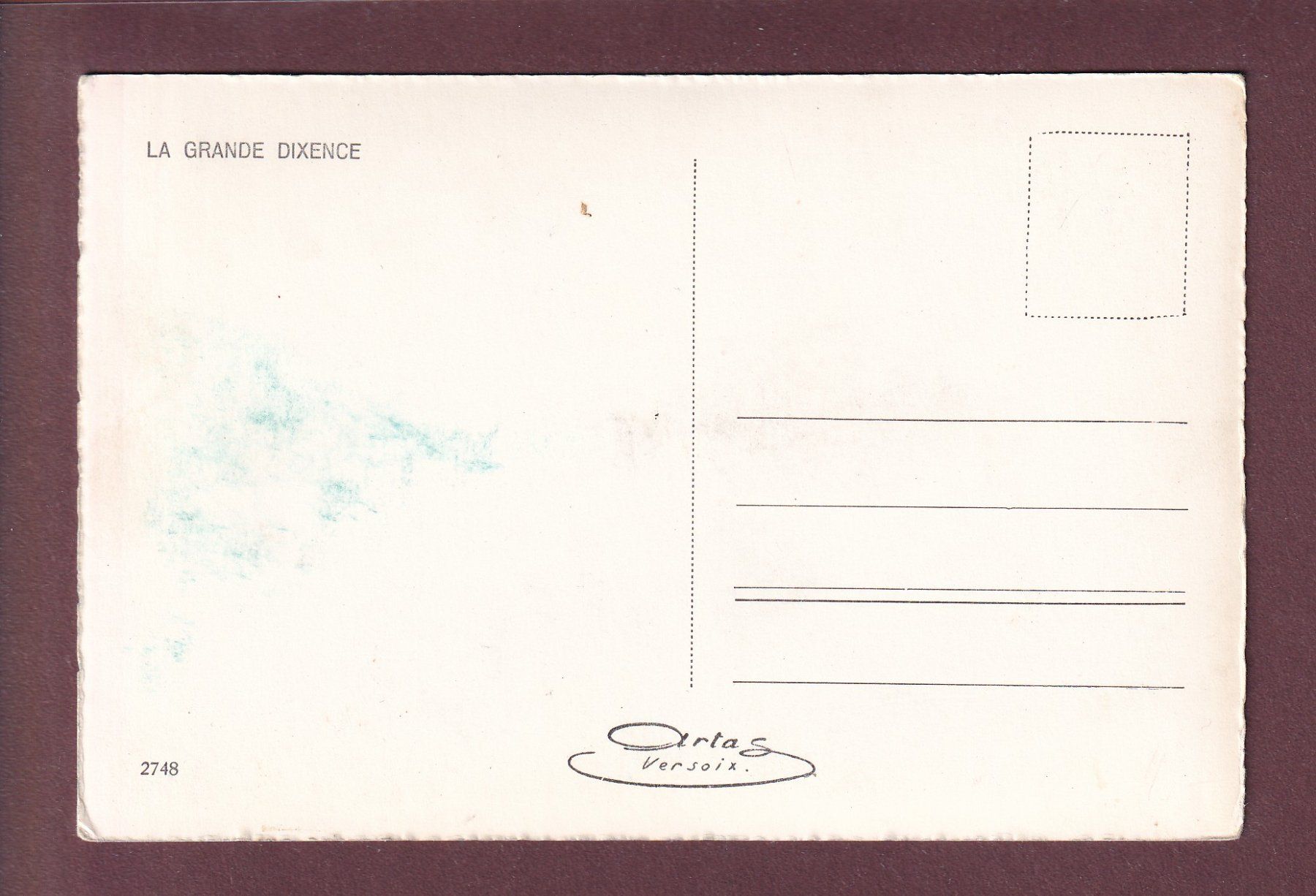 Cartoline postali: La GRANDE DIXENCE - 5 images – Usato da Pully venduto da nicecards 1