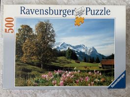 Ravensburger Puzzle, Blick zur Zugspitze, 500 Teile