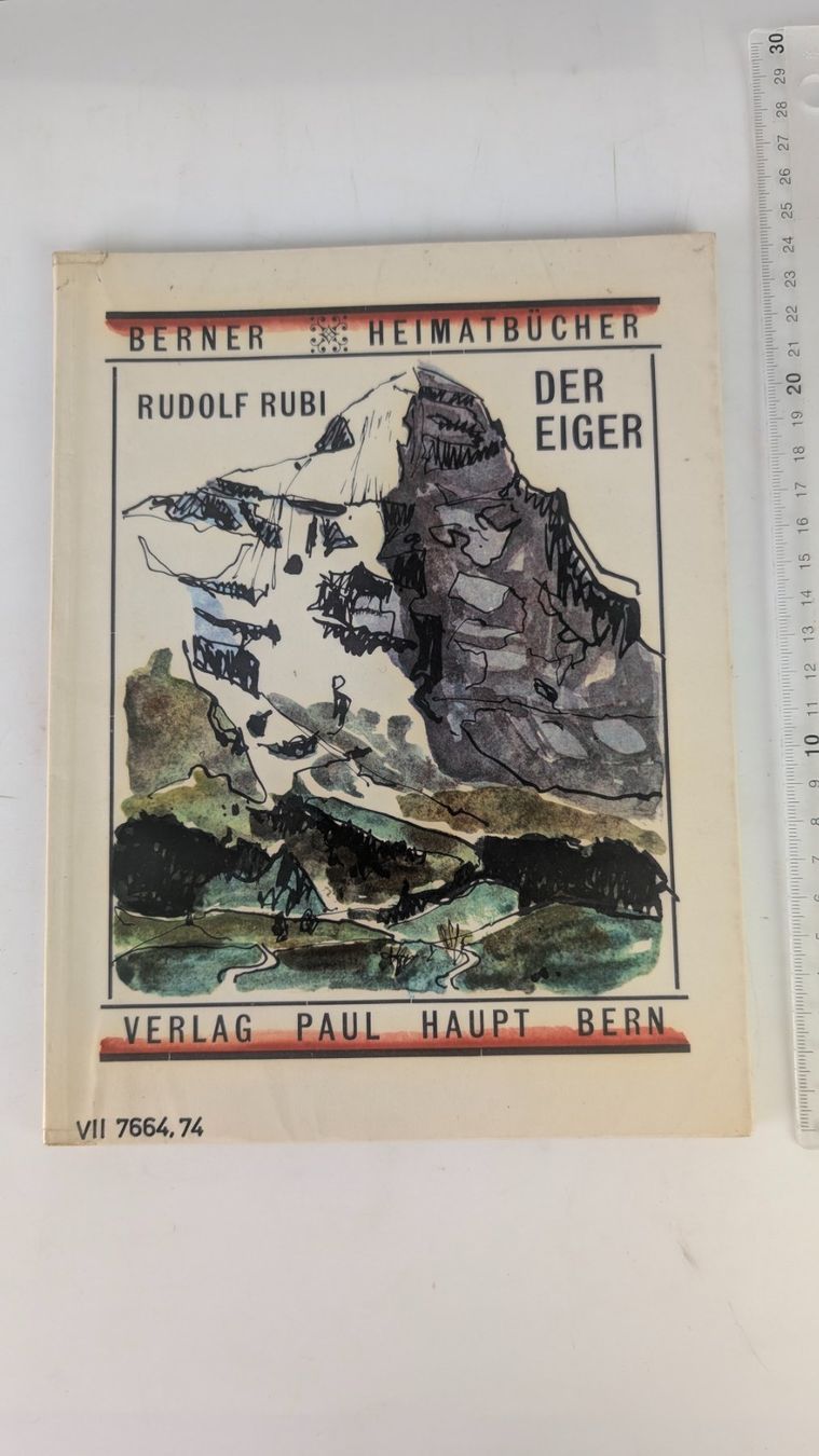 Bücher: Berner Heimatbücher: Der Eiger 1959 – Gebraucht aus Zürich von axolottchen