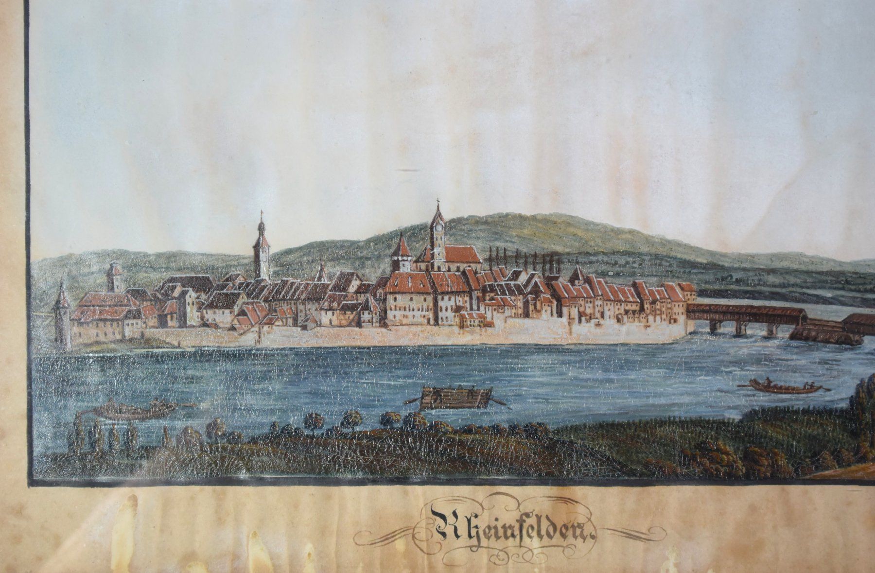 Dipinti: Aquarell Rheinfelden ca. 1840 – Usato da Erschwil venduto da taglang 1