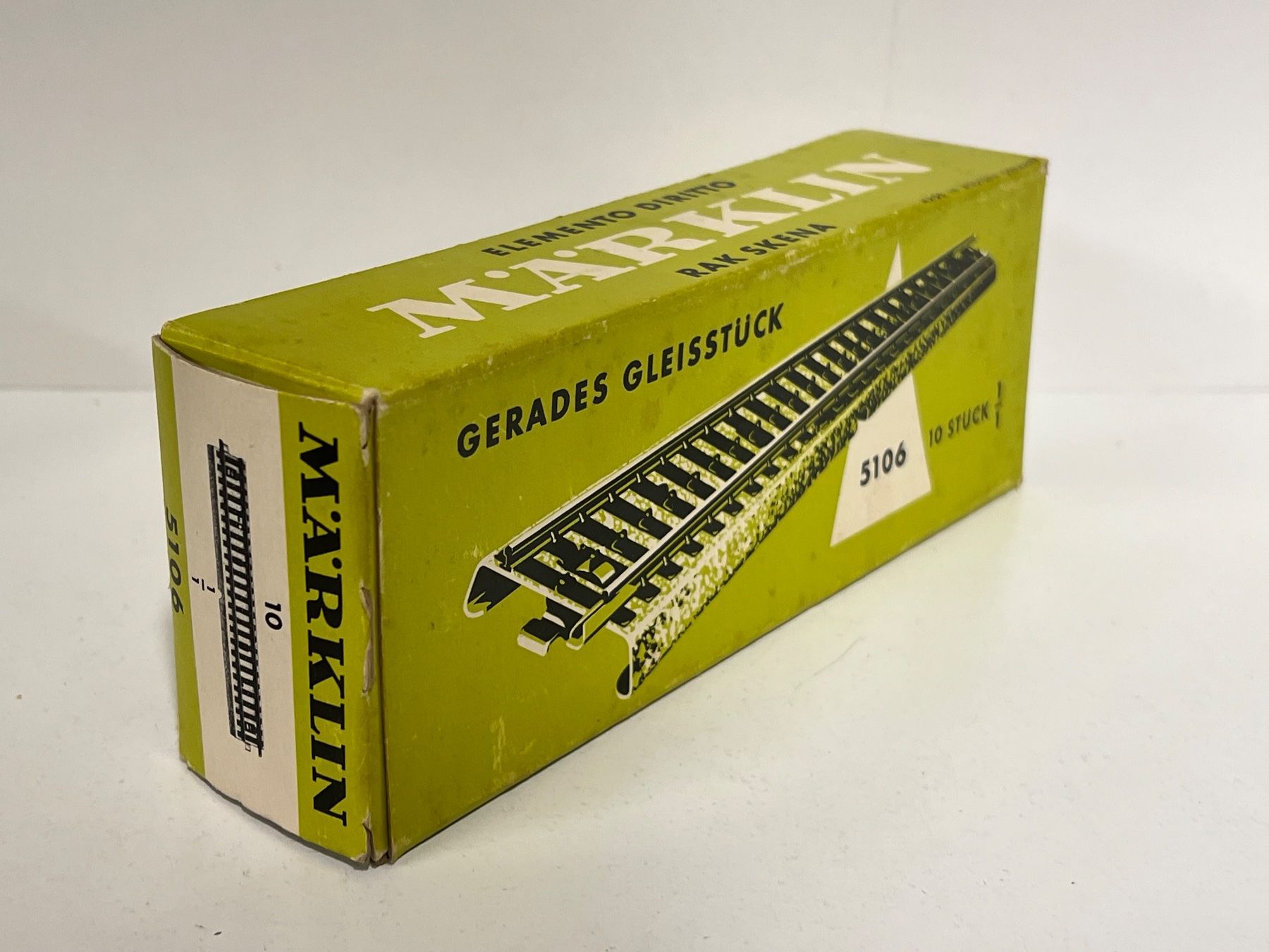 Märklin Modellini di ferrovie: Märklin H0 M Gleis 5106 – Usato da Geroldswil venduto da TopTrain54 1