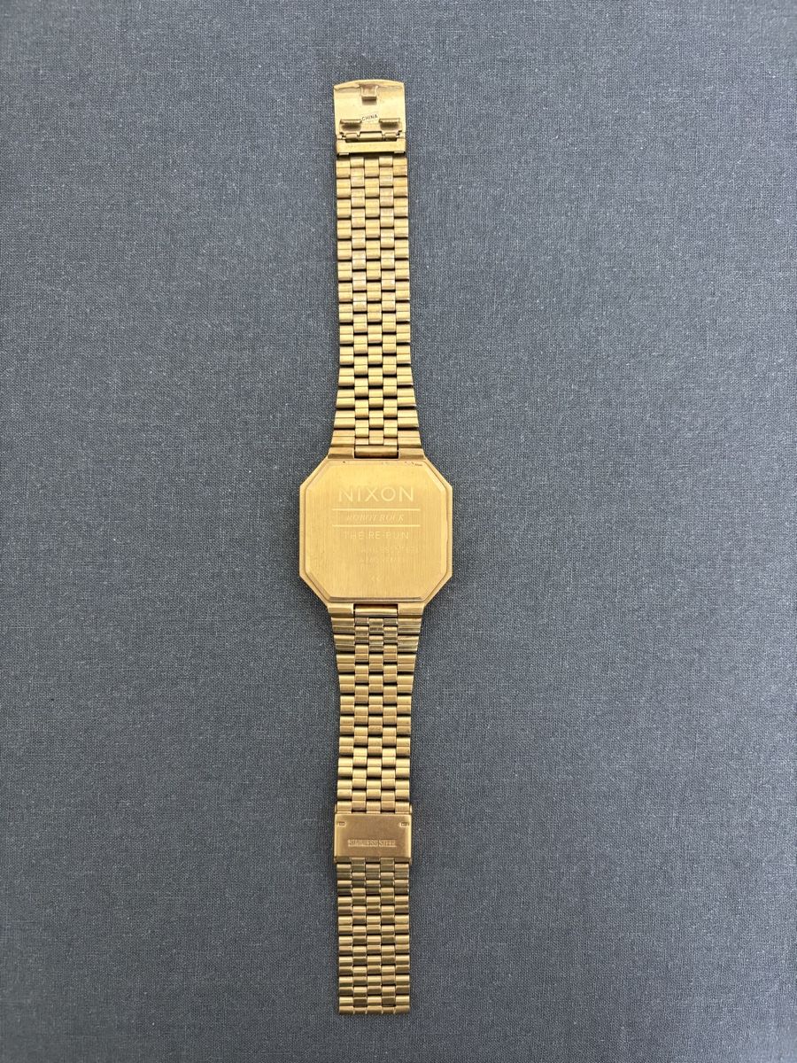 Nixon Orologi: NIXON RE-RUN Uhr gold – Nuovo (secondo la descrizione) da Aristau venduto da jac_6glp 1