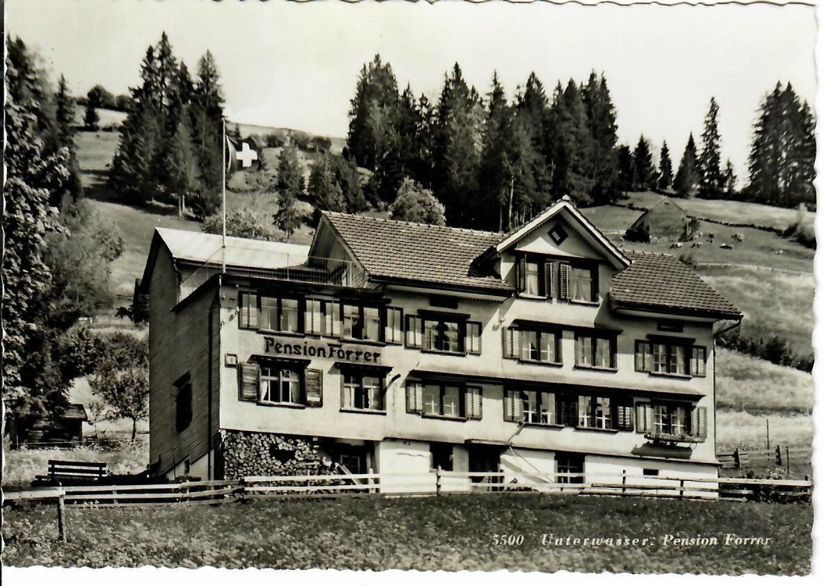 Ansichtskarten: Unterwasser Pension Forrer – Gebraucht aus Hochdorf von Ziegel-16