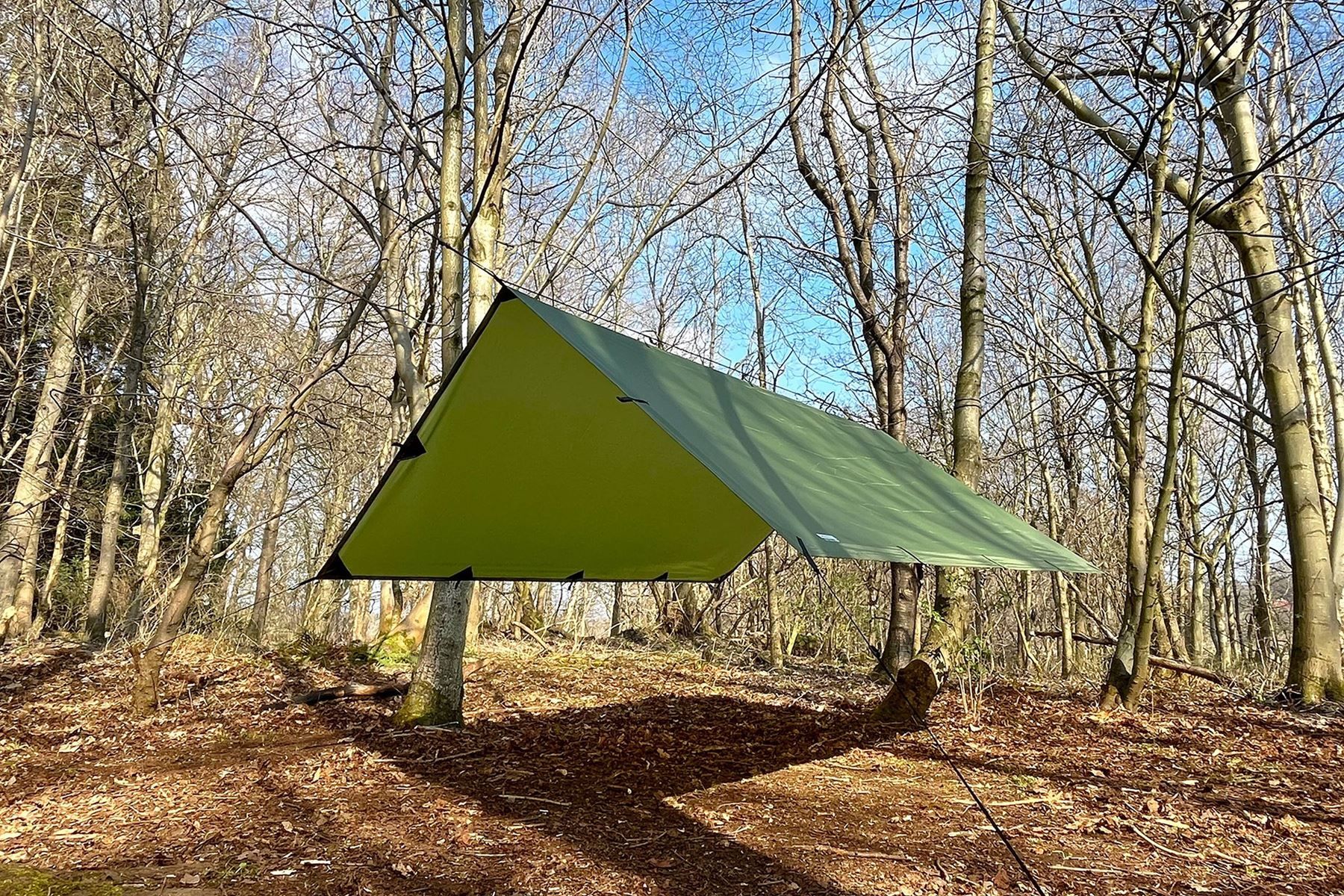 DD Hammocks Altro per Esercito: DD Hammocks Tarp 3x3 grün UV-Schutz – Nuovo e nell'imballaggio originale da Tulln venduto da HaengemattenShop 7