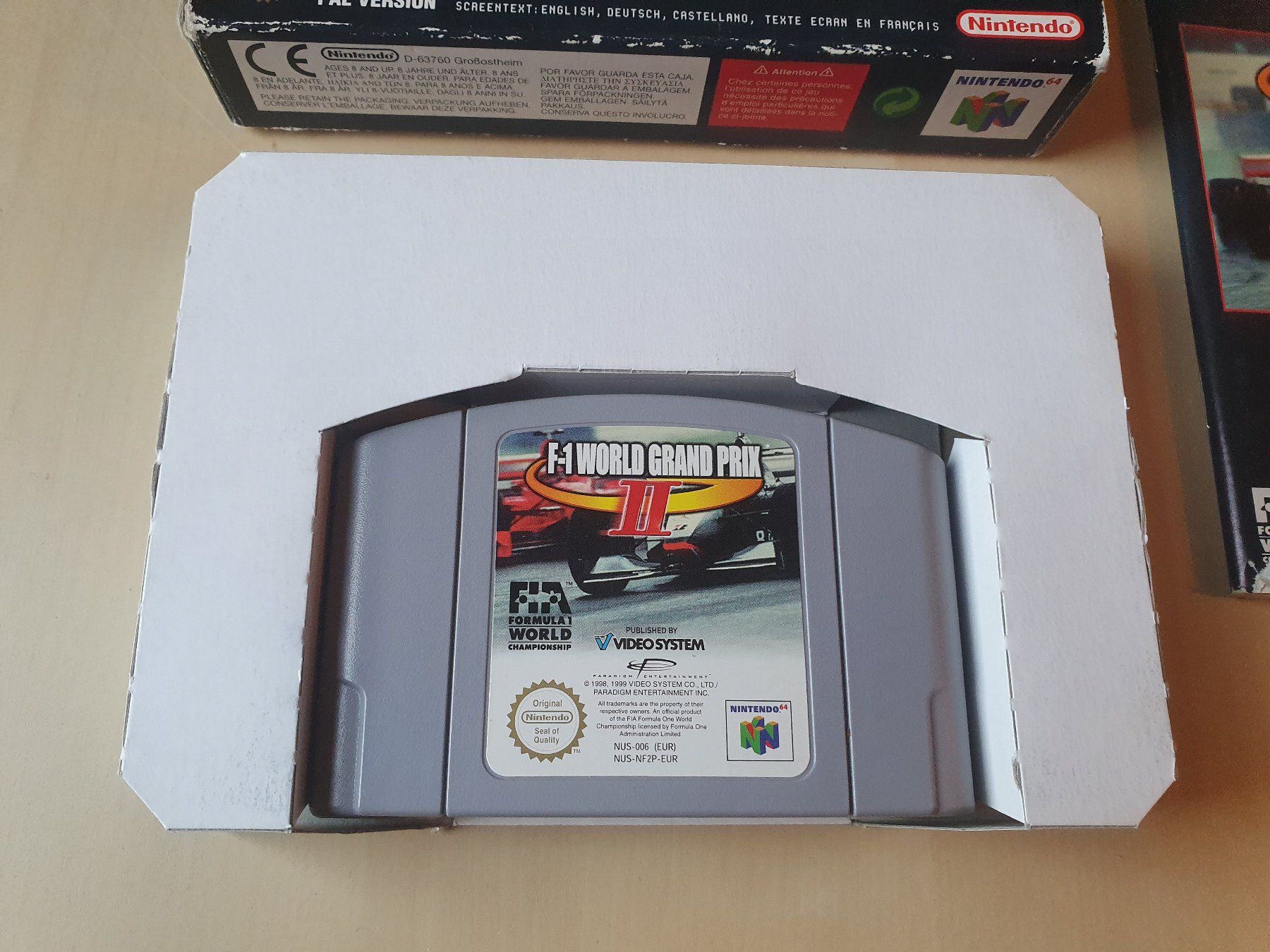 Nintendo Spiele: F-1 World Grand Prix II – Gebraucht aus Stansstad von collectorsshop 7