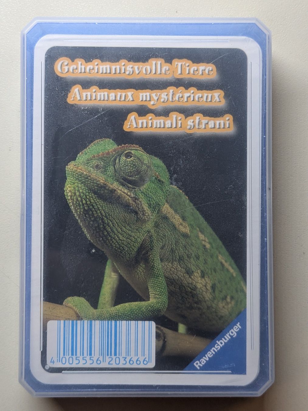Ravensburger Spiele: Ravensburger - Geheimnisvolle Tiere - Quartett – Gebraucht aus Port von gecotom 1
