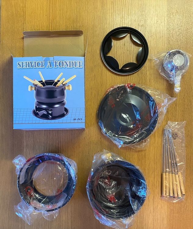 Fondue Set 10 teilig Kaufen auf Ricardo