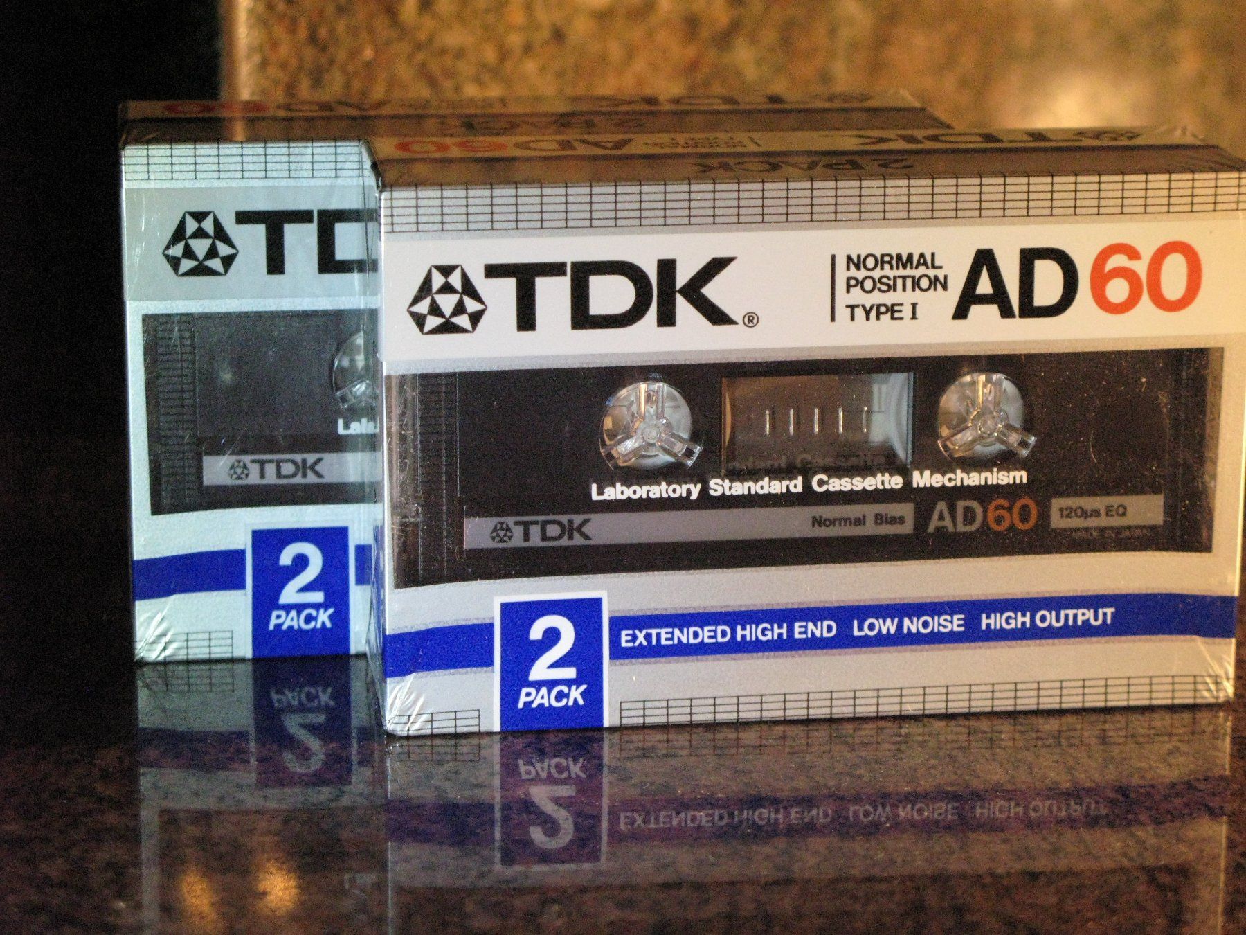 Musicassette: 4  TDK  AD 60   2 x 2,  Duopack Normal Position – Nuovo e nell'imballaggio originale da Langnau i. E. venduto da gf2_29jt 1