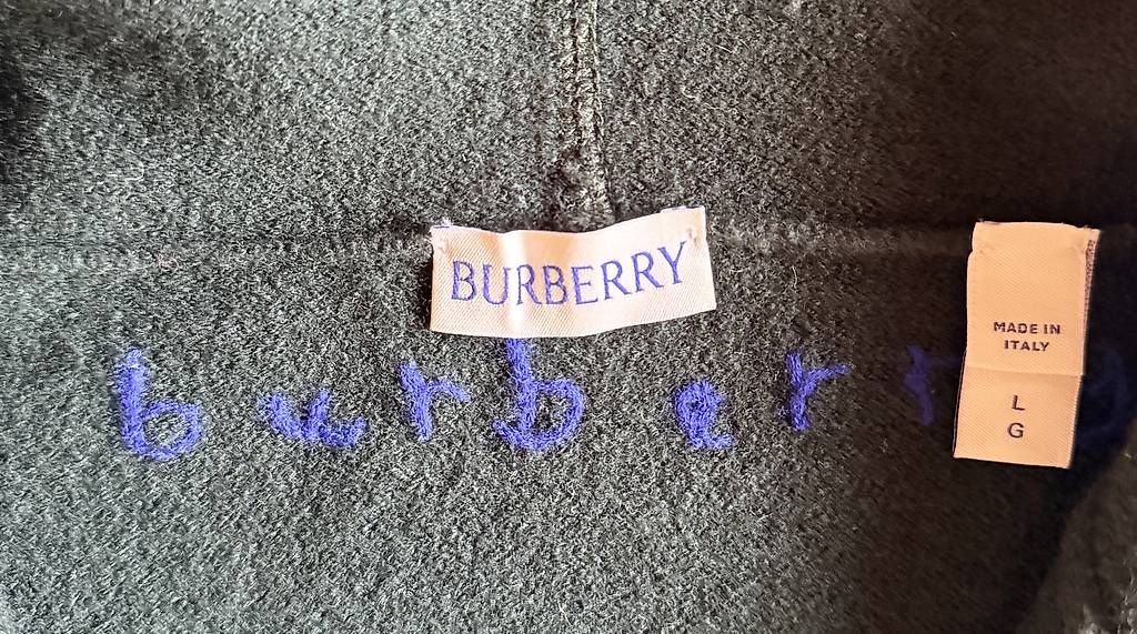 Maglioni & Felpe: Burberry Herren Wollpullover, grün – Usato da Rougemont venduto da Kosmo0272 1
