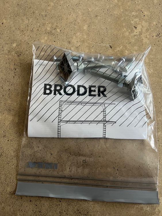 Ikea Broder Garderobe / Metallregal (205 x 87) Kaufen auf Ricardo