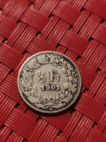 50rappen silber 1901 sehr selten