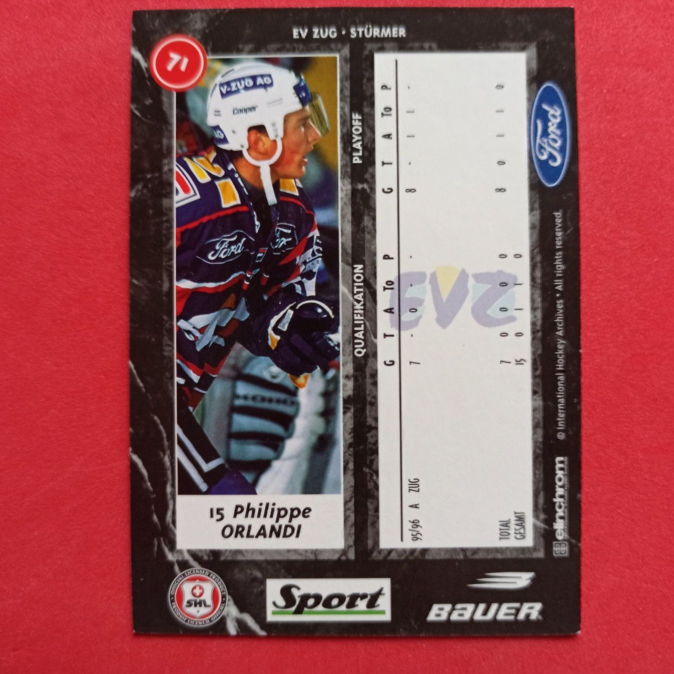 Sammelbilder & Trading cards: Philippe Orlandi - EV ZUG - 1996/97 – Gebraucht aus Dübendorf von kb86_MOVIE 1