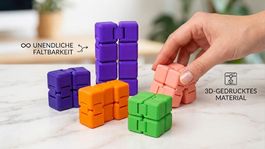 Infinity Cube Fidget Toy - Unendliches Falt Vergügen