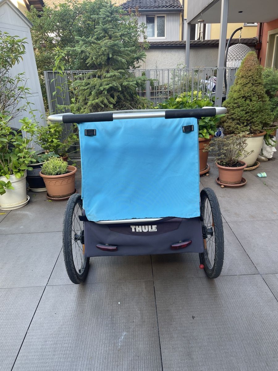 Thule Rimorchi: Thule Chariot CX 2 Kinderveloanhaenger   – Usato da Sursee venduto da evelinesuter1 6