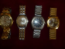 UHRENLOT 4 STK. OMEGA -ETERNA KONTIKI- MIDO- CERTINA DS