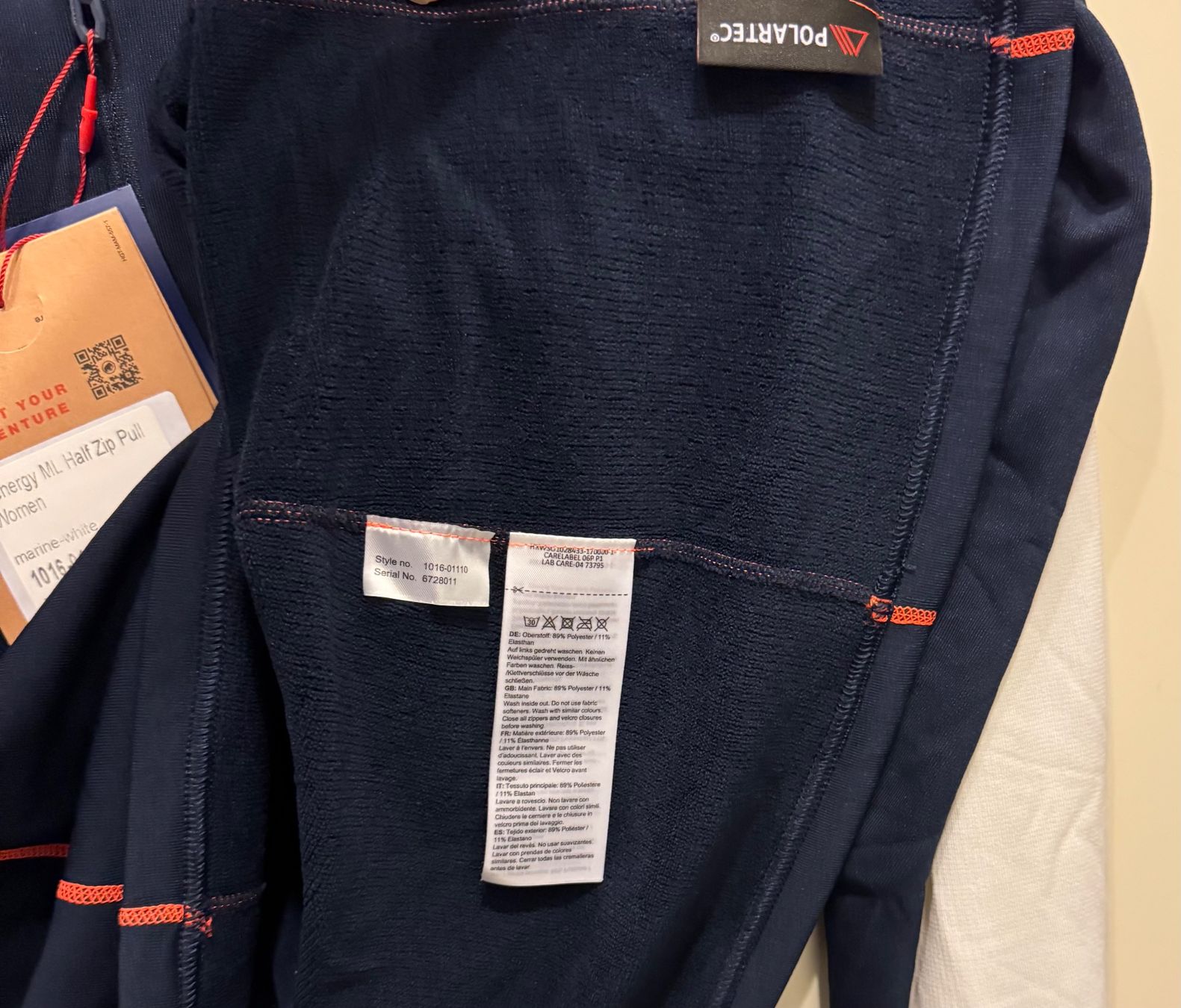Mammut Pullover & Sweatshirts: MAMMUT Aenergy ML Half Zip Pull Women, navy/white, size L – Neu und originalverpackt aus Genève von OnSale 4