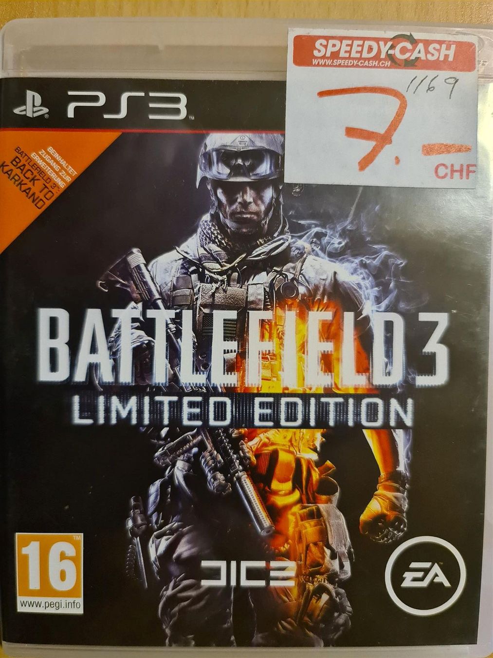 Giochi: PS3 Battlefield 3 limited edition – Usato da Dintikon venduto da Vexi