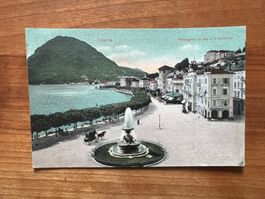 AK  1907 Lugano Spez. Stempel Hotel Walter  (G1938)