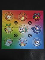 POKÉMON FIRST PARTNER [30th.] STICKERS