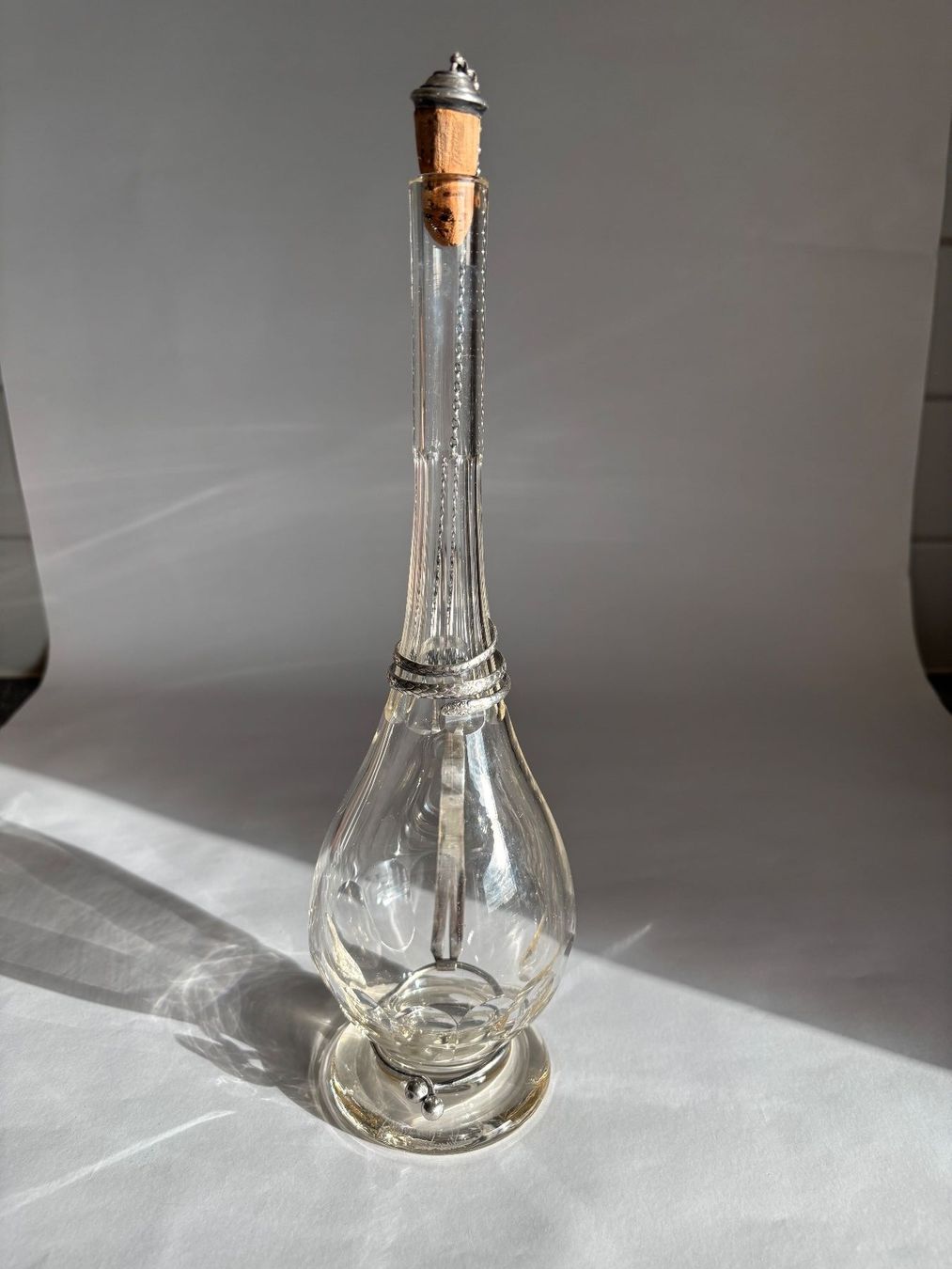 Caraffe: Antike Karaffe mit Silbermontur (versilbert) – Usato da rotkreuz venduto da baudisch 3