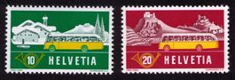 1953_314-15_ALPENPOST_POSTAUTO_Schöne Motive zur Frankatur**
