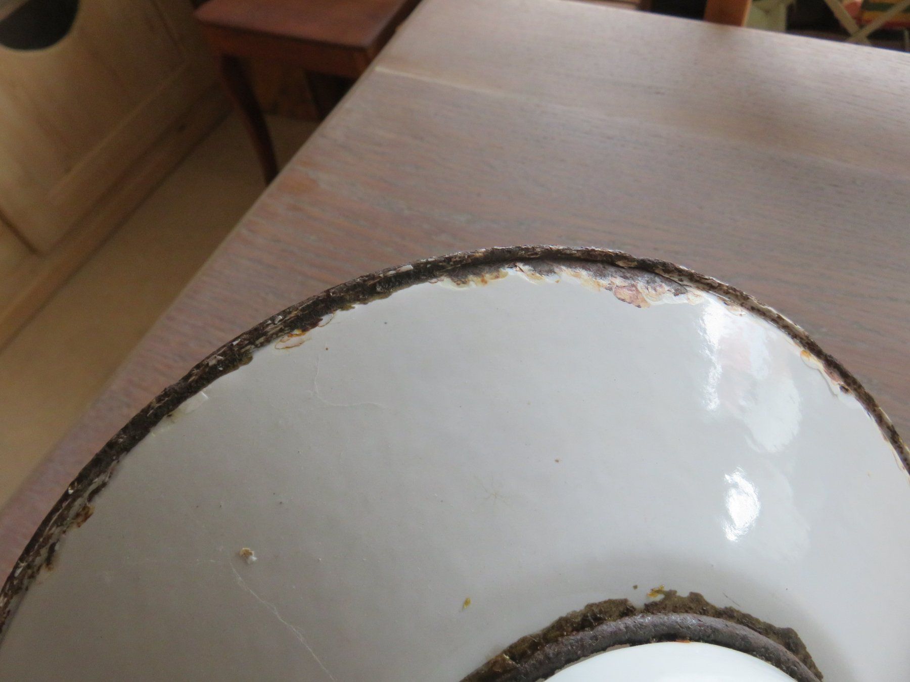 Lustres & lampes de plafonds: antike Deckenlampe / Stalllampe Nr.2 – D'occasion à Ruswil par Mfladibus 3
