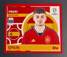 Pedri, Topps UEFA EM 2024 SWISS EDITION, ESP 12